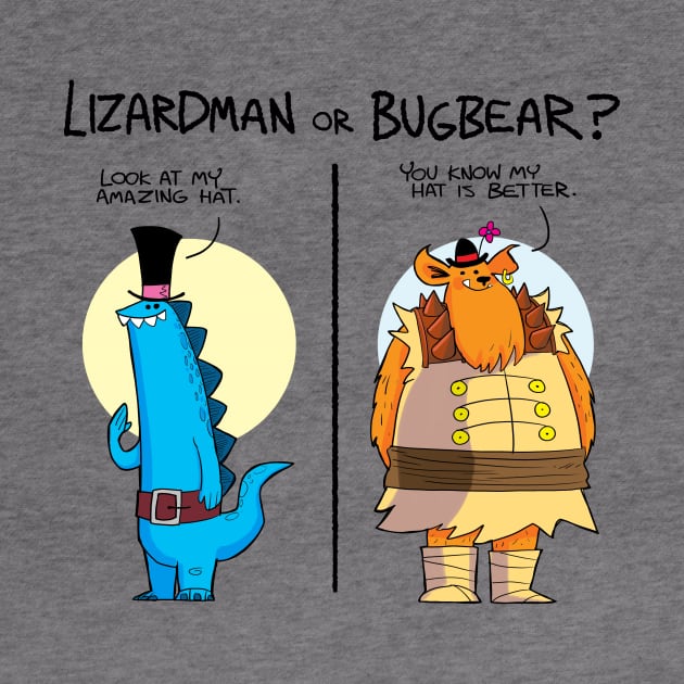 Lizardman or Bugbear? - hats by Slack Wyrm